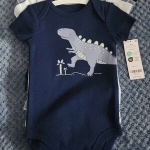 Dinosaur Print Kids Onesies NWT